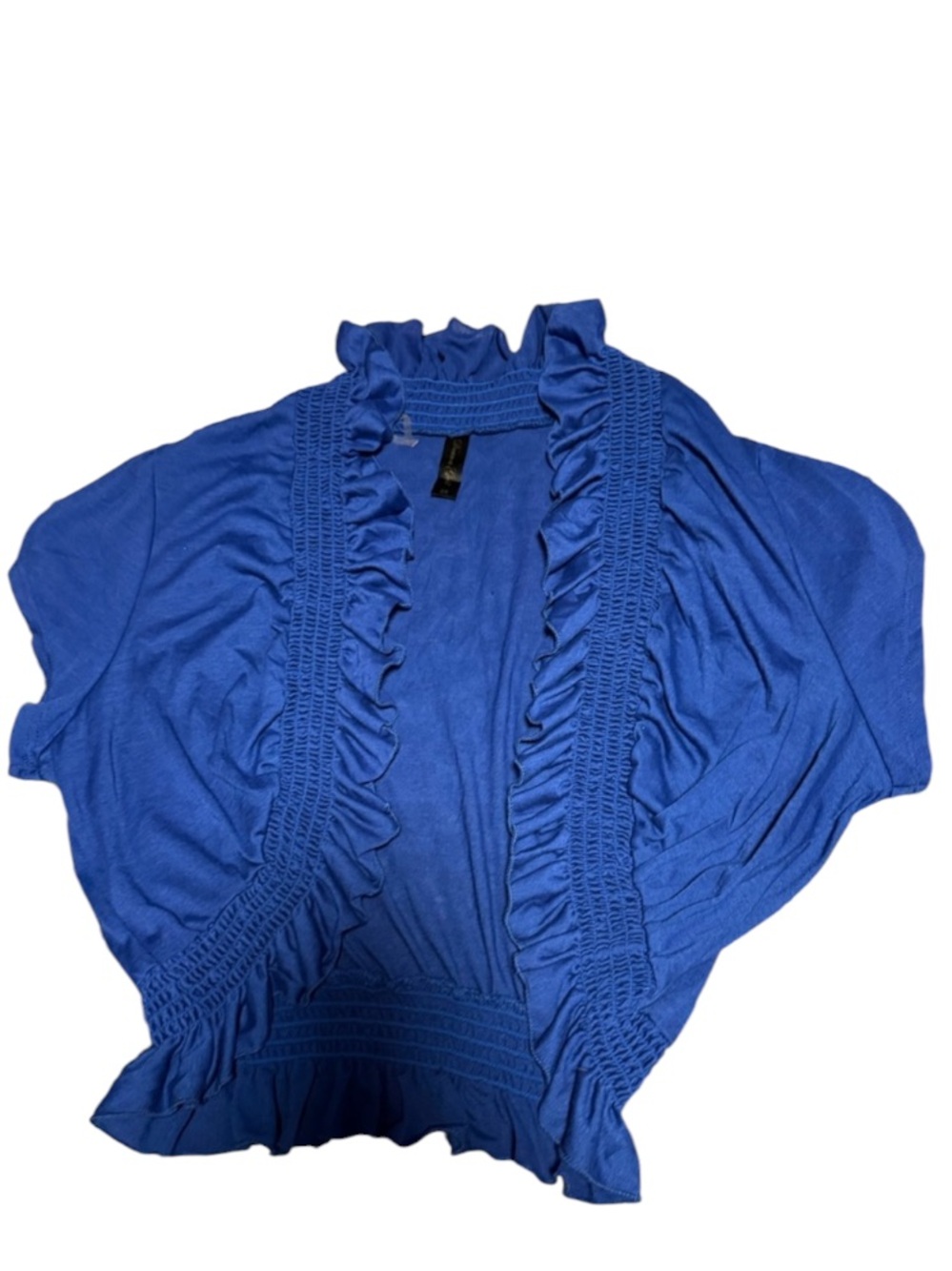Drama gold women’s cardigan size 2X in excellent condition blue